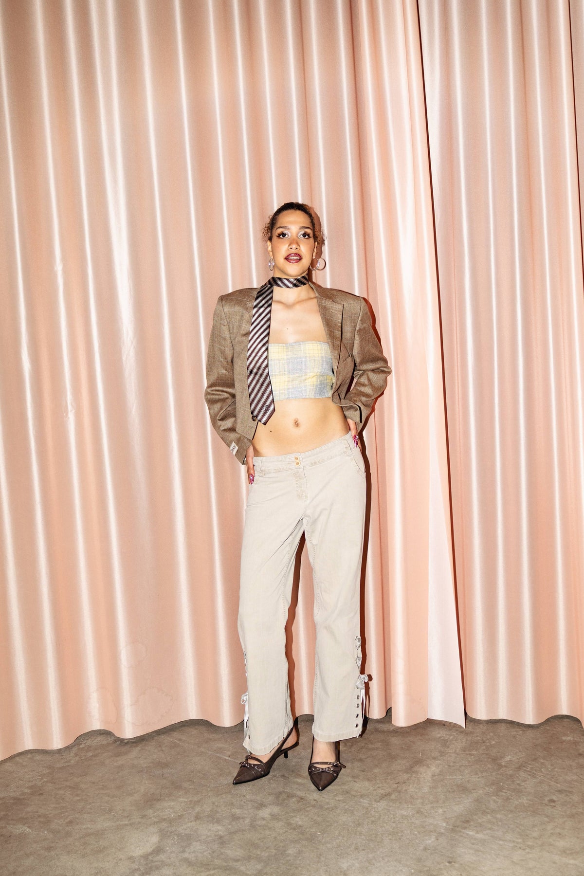 Upcycled Low Waist Pants