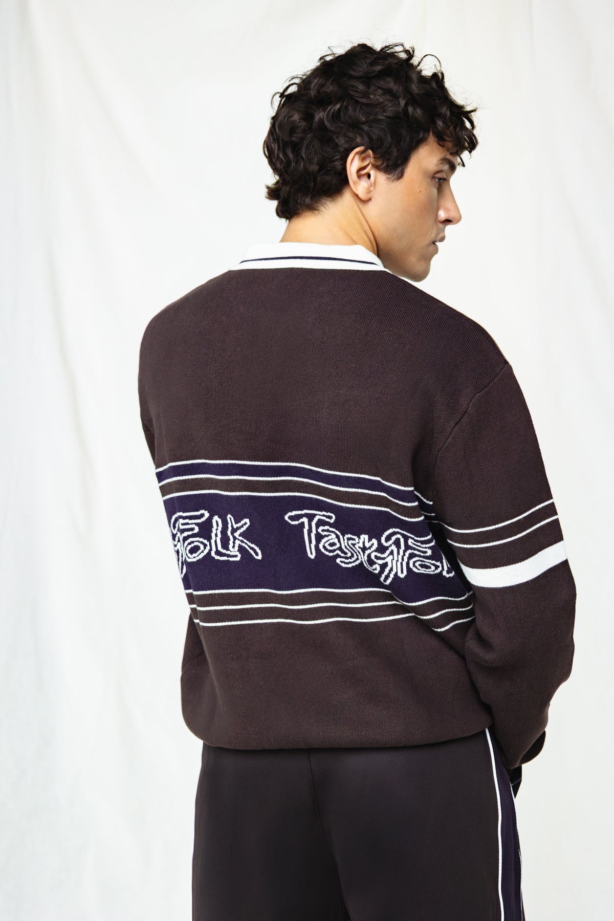Knit Polo Brown - Studio Suit