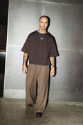 House Always Wins Tee Brown