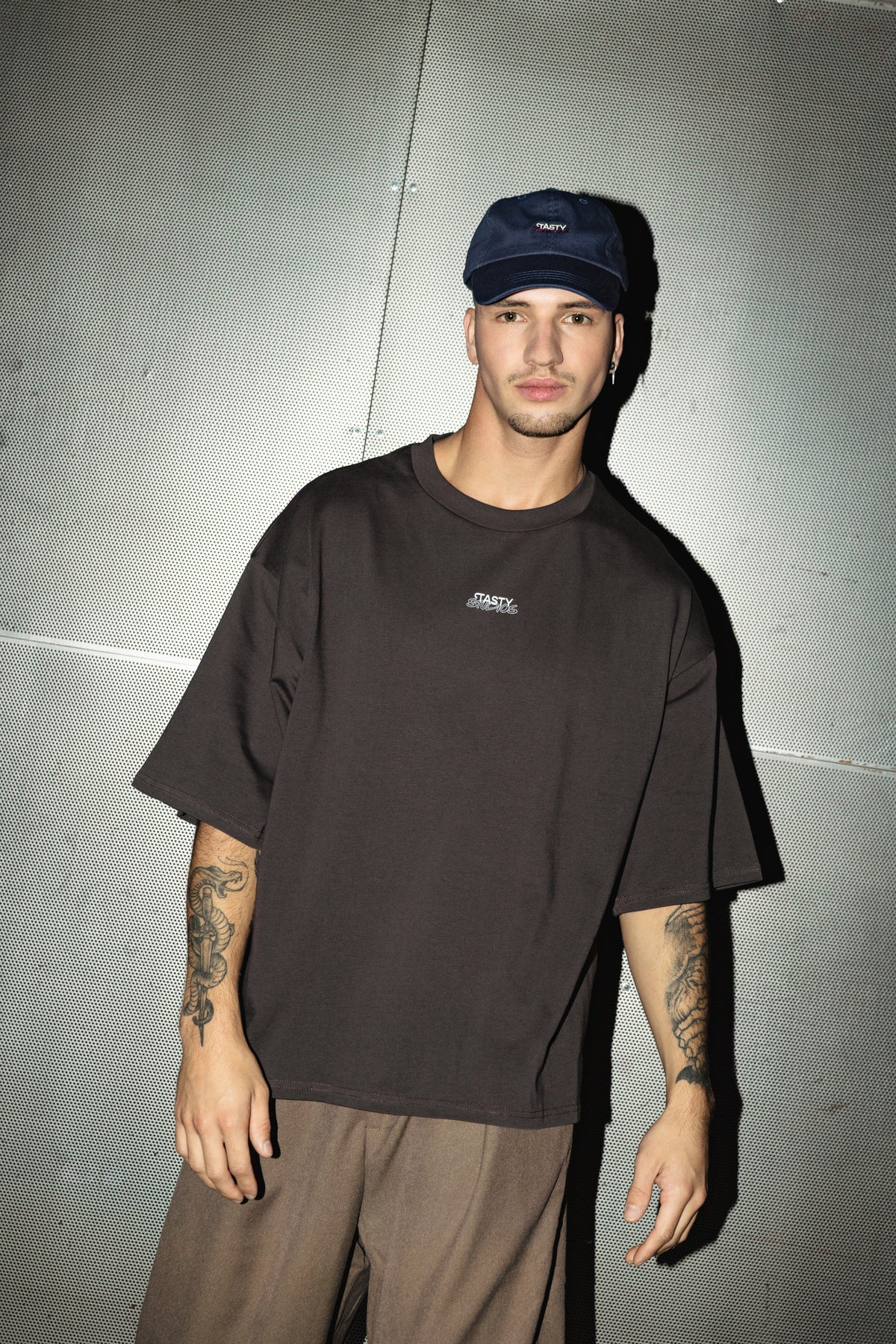 House Always Wins Tee Brown