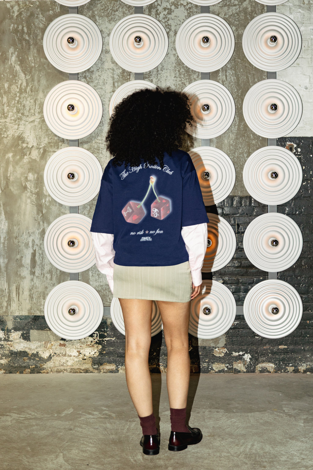 Roll The Dice Tee Navy