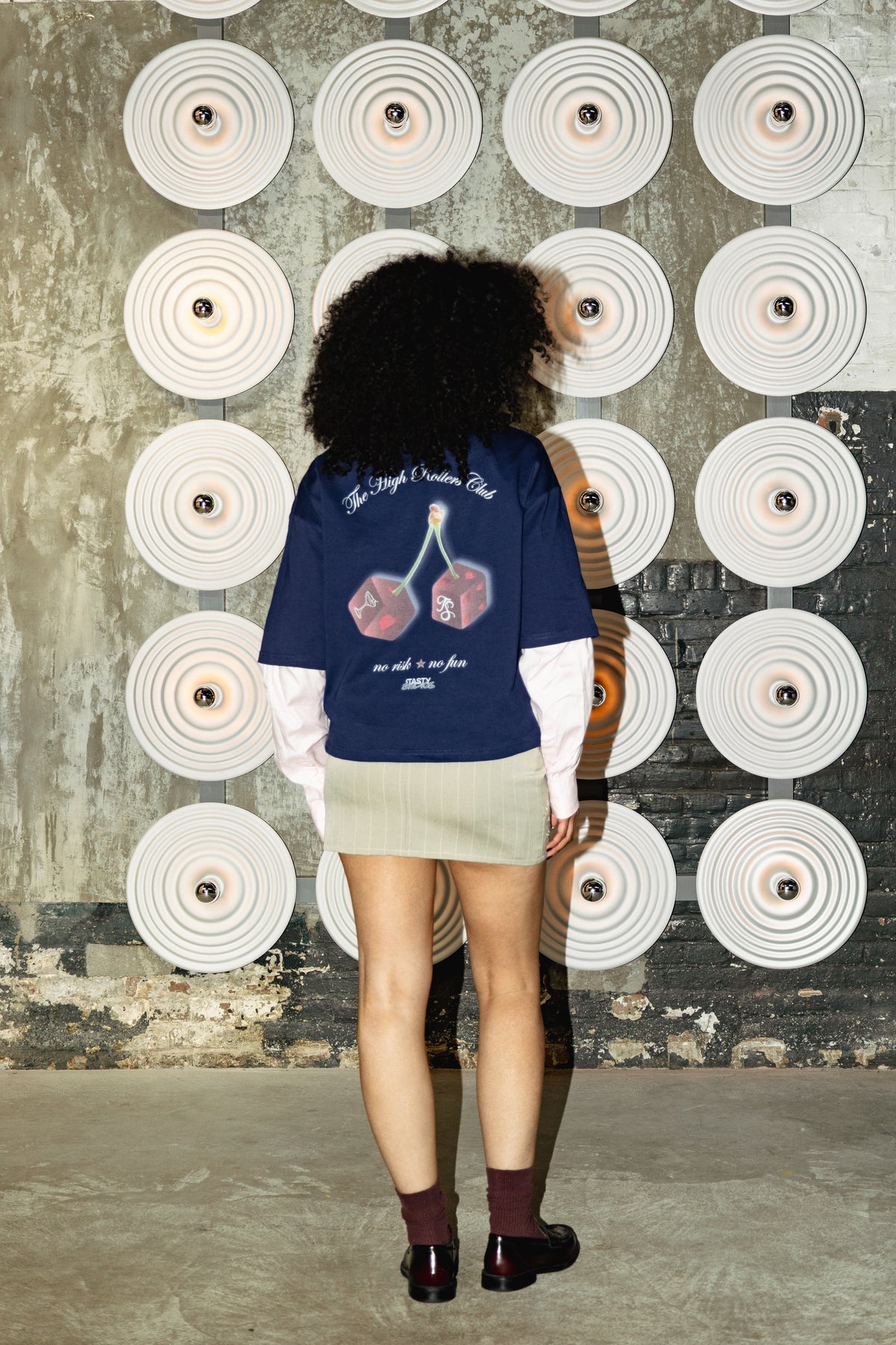 Roll The Dice Tee Navy
