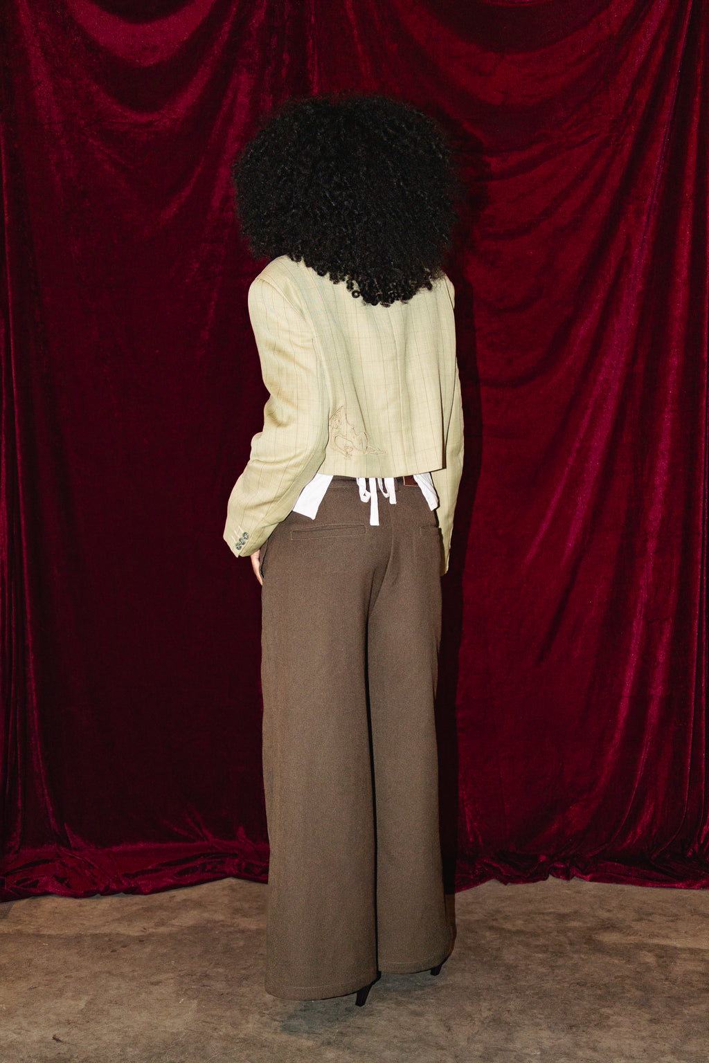 Upcycled Blazer Beige