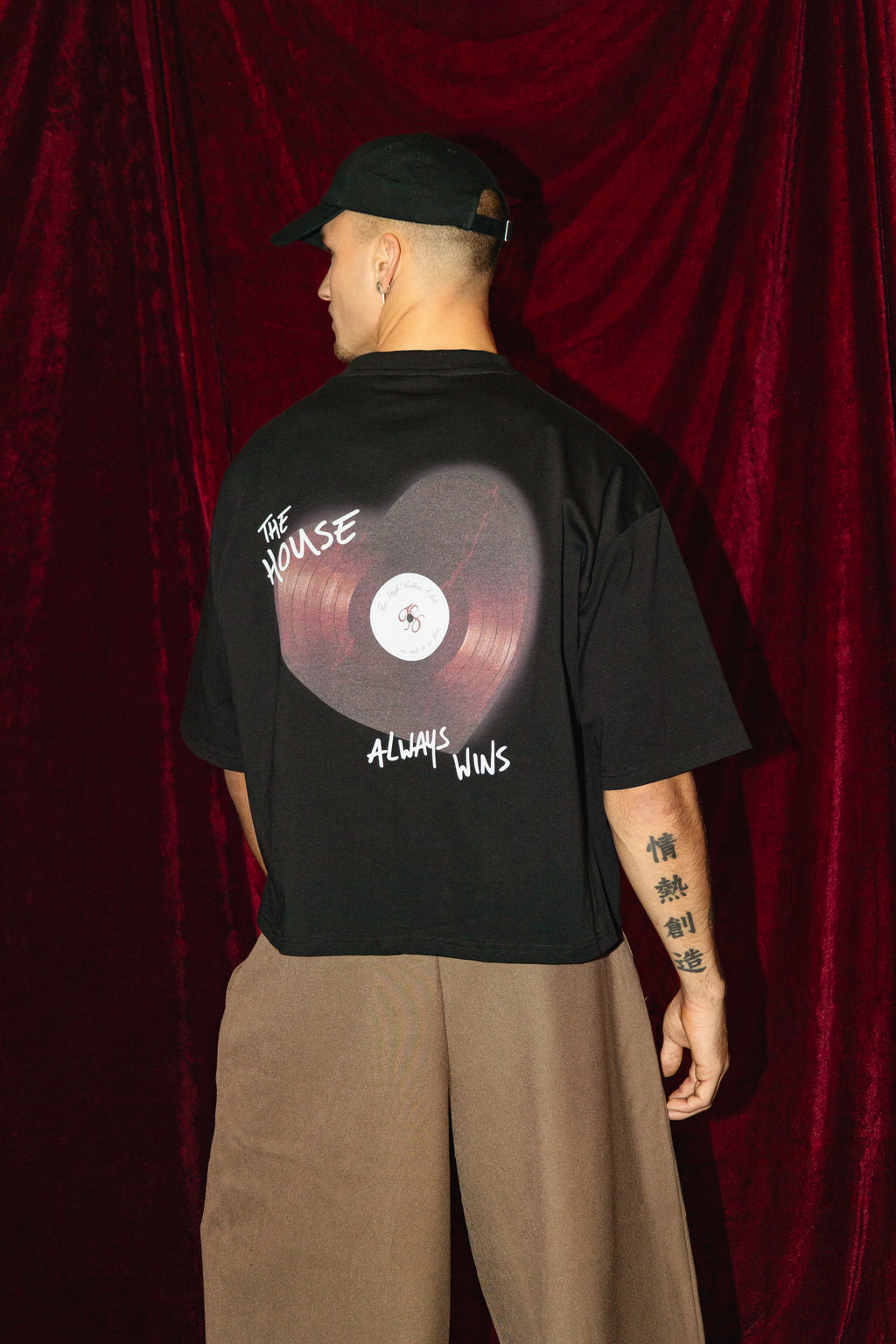 House Always Wins Tee Black