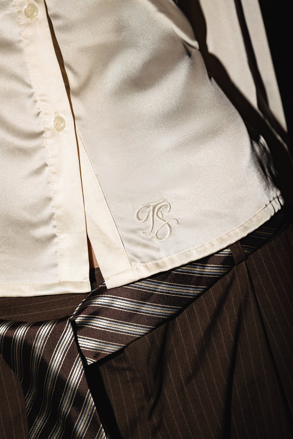Fitted Blouse Cream