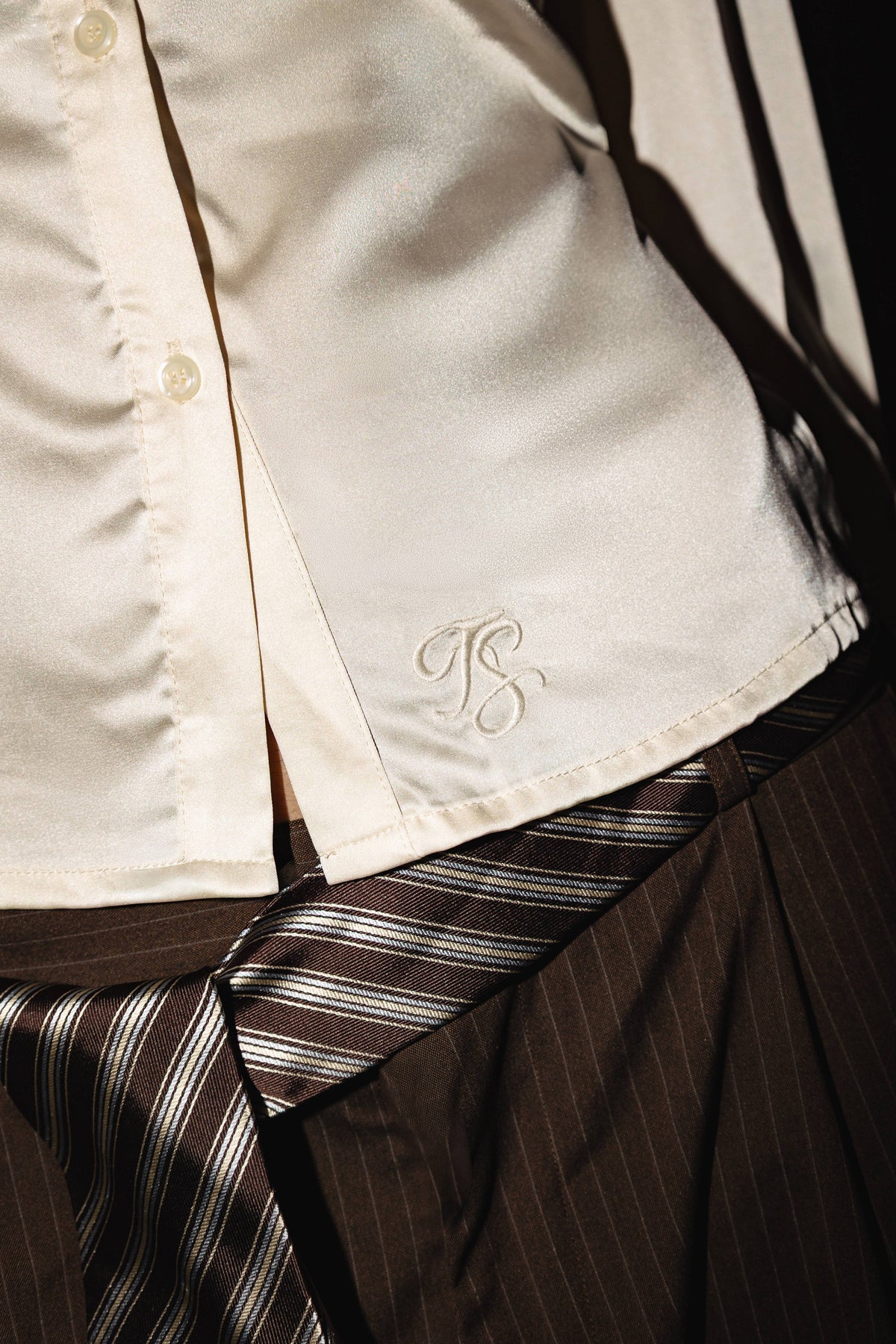 Fitted Blouse Cream